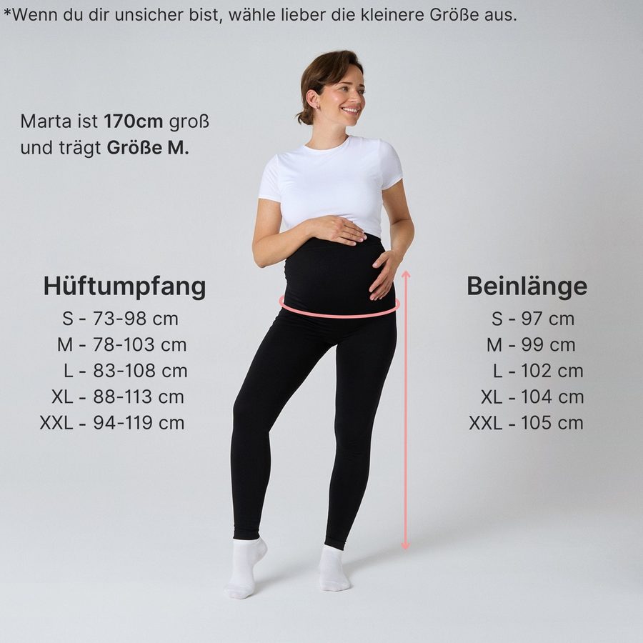 Größe vor der Schwangerschaft